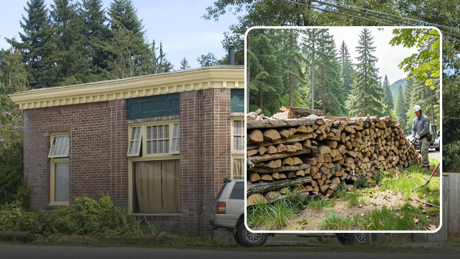 Mixed Softwood Firewood in Hamilton, Skagit County, WA - Our mixed softwood firewood lights quickly and throws fast heat, making it a practical, budget-friendly choice for Pacific...