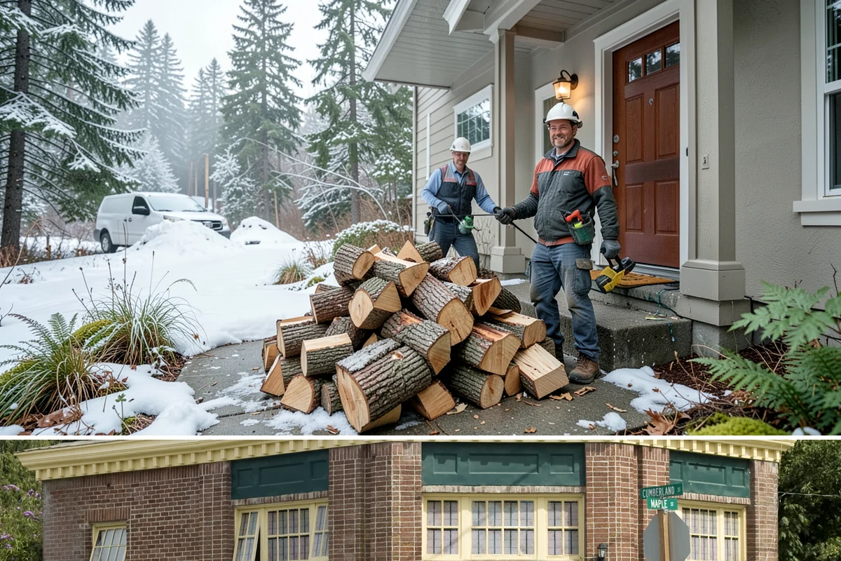 Mixed Softwood Firewood in Hamilton, Skagit County, WA - Buy softwood in late summer or fall to have easy-lighting wood ready for autumn and shoulder-season fires.