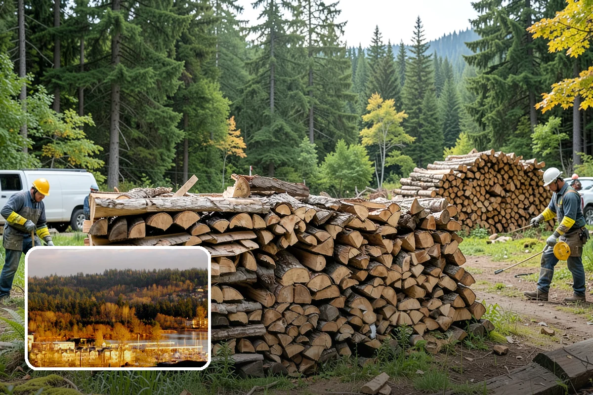 Mixed Softwood Firewood in Kenmore, King County, WA - Lights fast and produces quick, bright heat