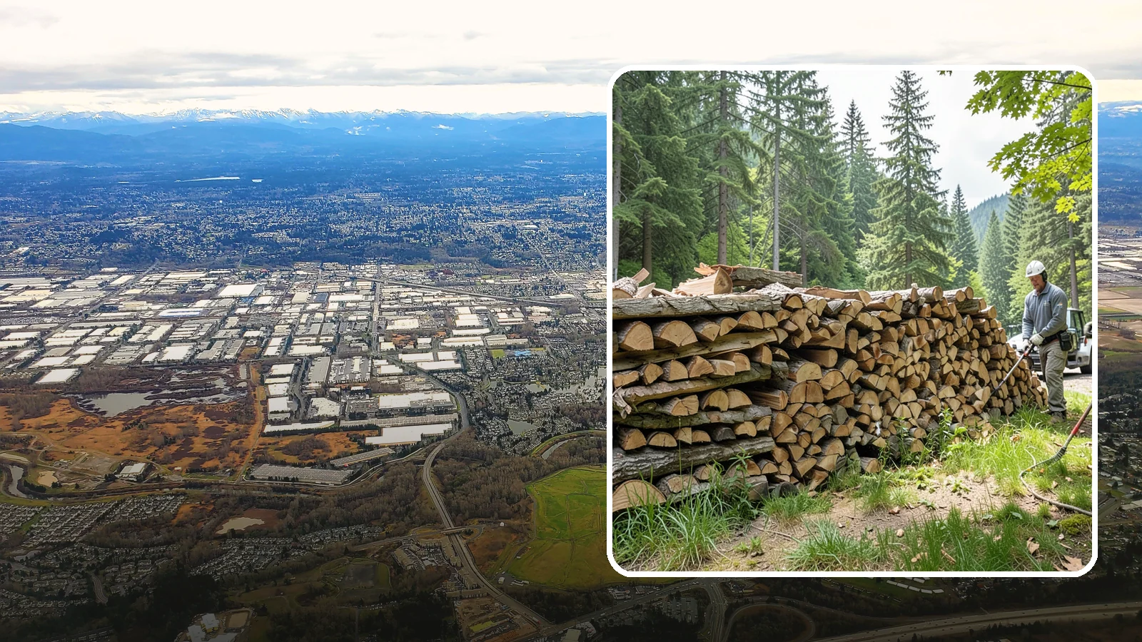 Mixed Softwood Firewood in Kent, King County, WA - Our mixed softwood firewood lights quickly and throws fast heat, making it a practical, budget-friendly choice for Pacific...