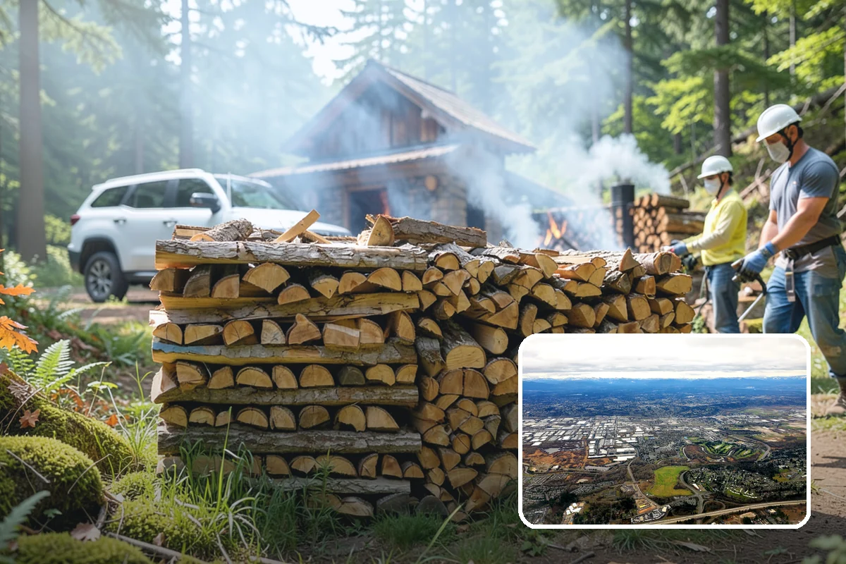 Mixed Softwood Firewood in Kent, King County, WA - Lights fast and produces quick, bright heat