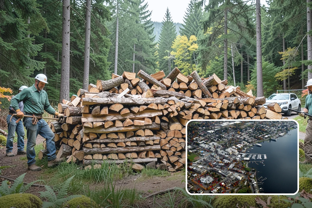 Mixed Softwood Firewood in Kirkland, King County, WA - Lights fast and produces quick, bright heat