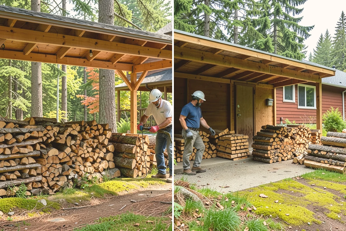 Mixed Softwood Firewood in Kirkland, King County, WA - We gather a blend of fast-lighting softwood stock