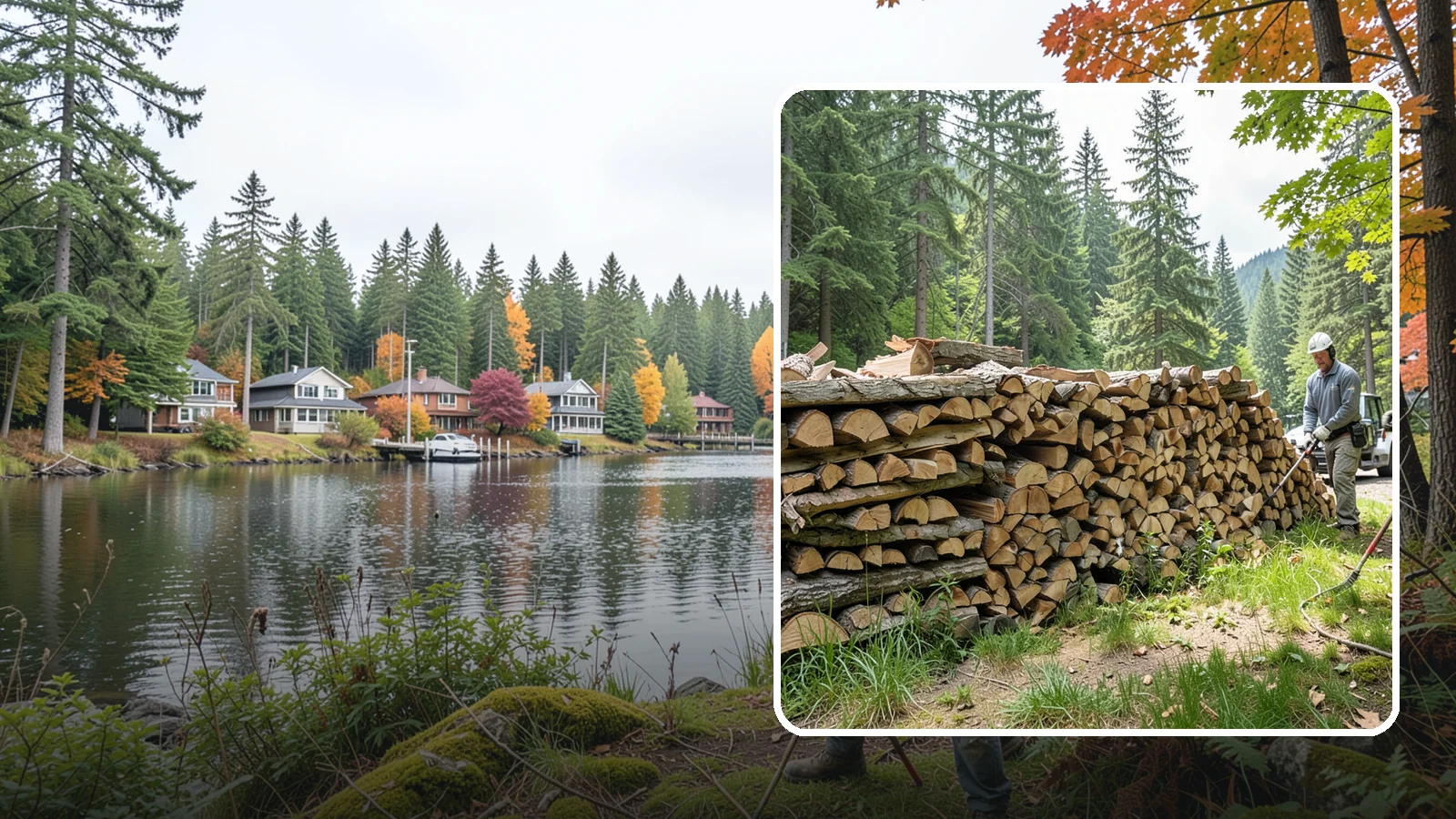 Mixed Softwood Firewood in La Conner, Skagit County, WA - Our mixed softwood firewood lights quickly and throws fast heat, making it a practical, budget-friendly choice for Pacific...