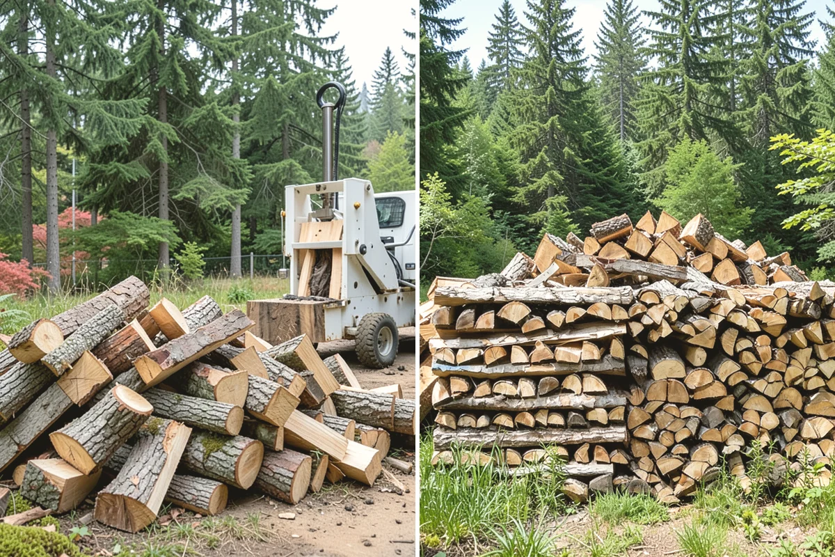 Mixed Softwood Firewood in Lake Stevens, Snohomish County, WA - We gather a blend of fast-lighting softwood stock