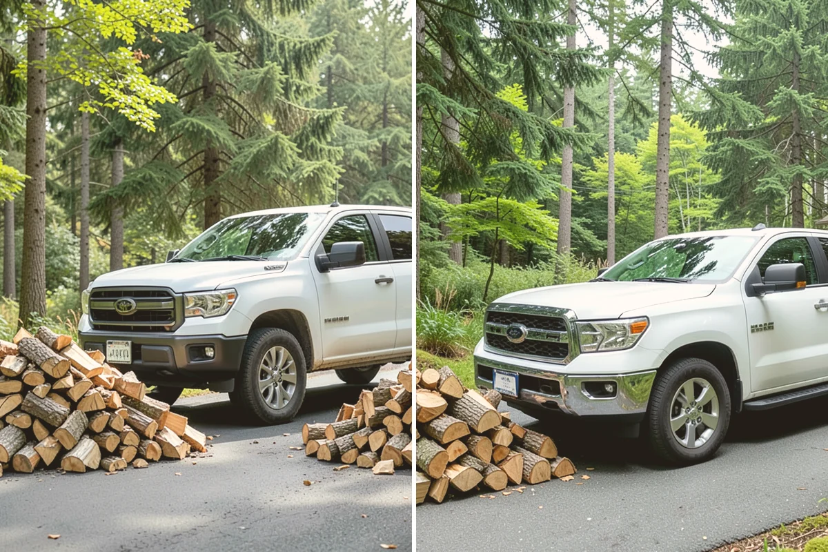 Mixed Softwood Firewood in Langley, Island County, WA - We gather a blend of fast-lighting softwood stock