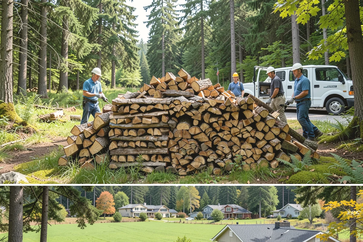 Mixed Softwood Firewood in Lyman, WA - Buy softwood in late summer or fall to have easy-lighting wood ready for autumn and shoulder-season fires.