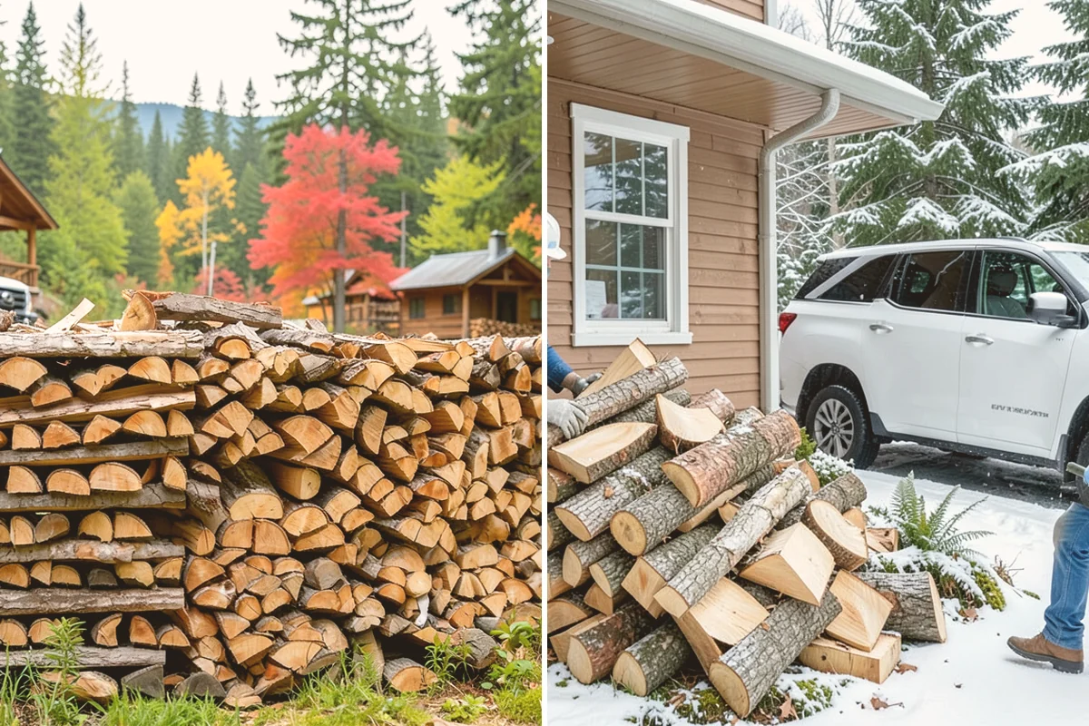 Mixed Softwood Firewood in Lynnwood, Snohomish County, WA - We gather a blend of fast-lighting softwood stock