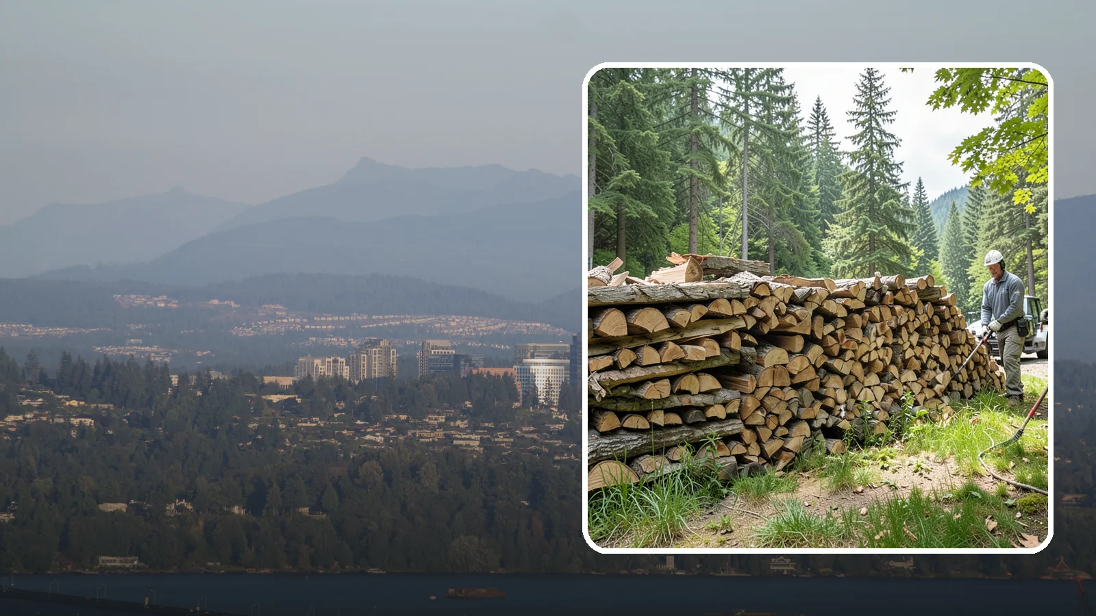 Mixed Softwood Firewood in Medina, King County, WA - Our mixed softwood firewood lights quickly and throws fast heat, making it a practical, budget-friendly choice for Pacific...