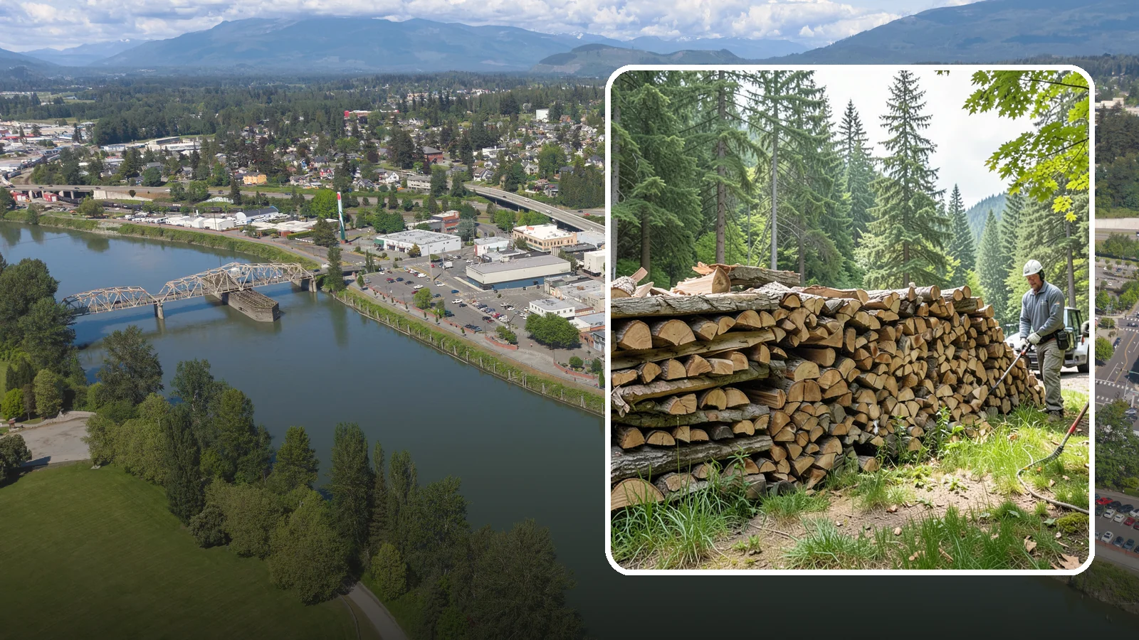 Mixed Softwood Firewood in Mount Vernon, WA - Our mixed softwood firewood lights quickly and throws fast heat, making it a practical, budget-friendly choice for Pacific...