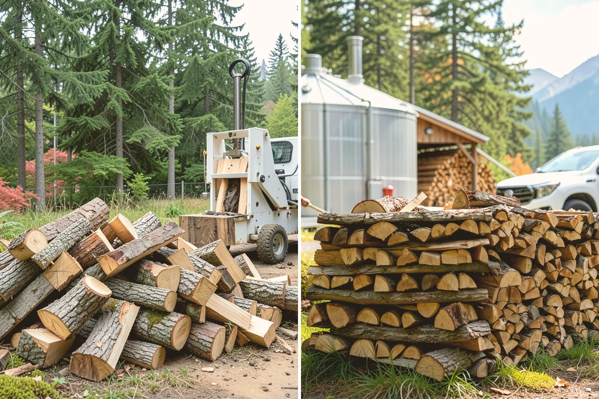 Mixed Softwood Firewood in Mount Vernon, WA - We gather a blend of fast-lighting softwood stock