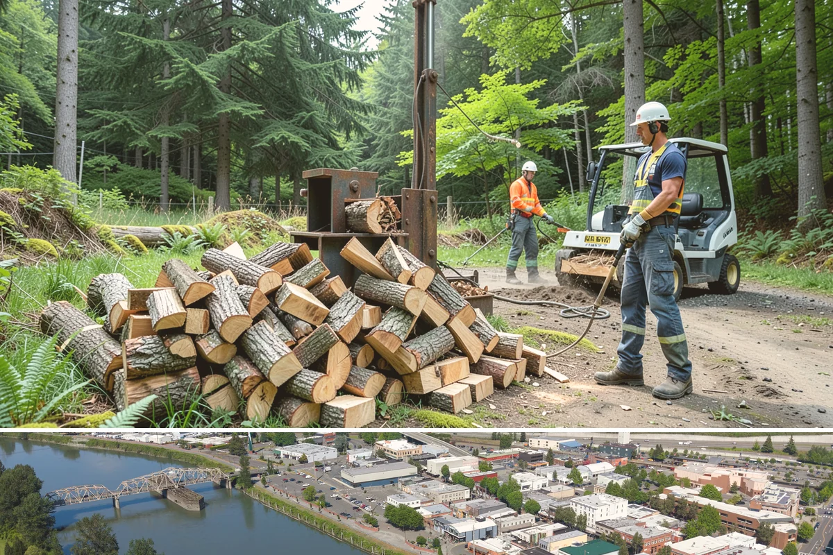 Mixed Softwood Firewood in Mount Vernon, WA - Buy softwood in late summer or fall to have easy-lighting wood ready for autumn and shoulder-season fires.