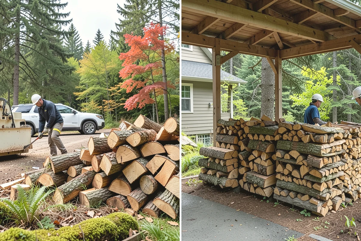 Mixed Softwood Firewood in Mountlake Terrace, Snohomish County, WA - We gather a blend of fast-lighting softwood stock
