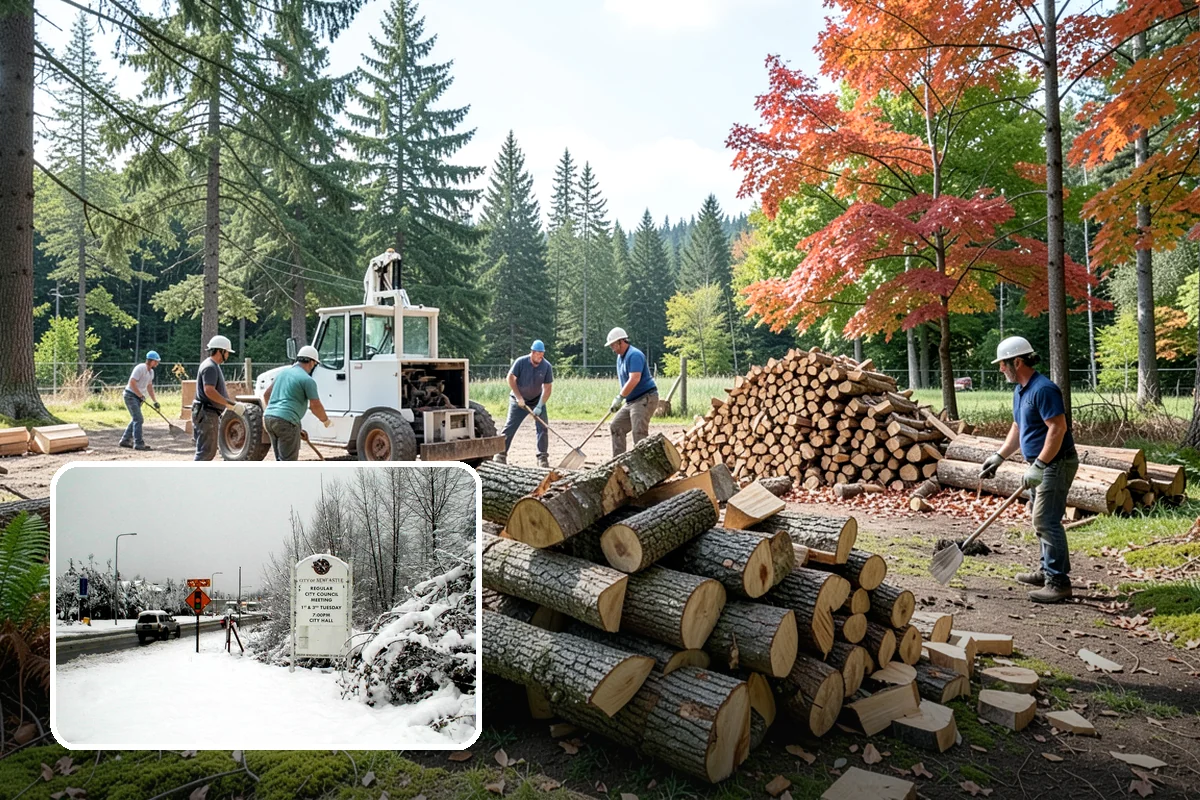 Mixed Softwood Firewood in Newcastle, King County, WA - Lights fast and produces quick, bright heat