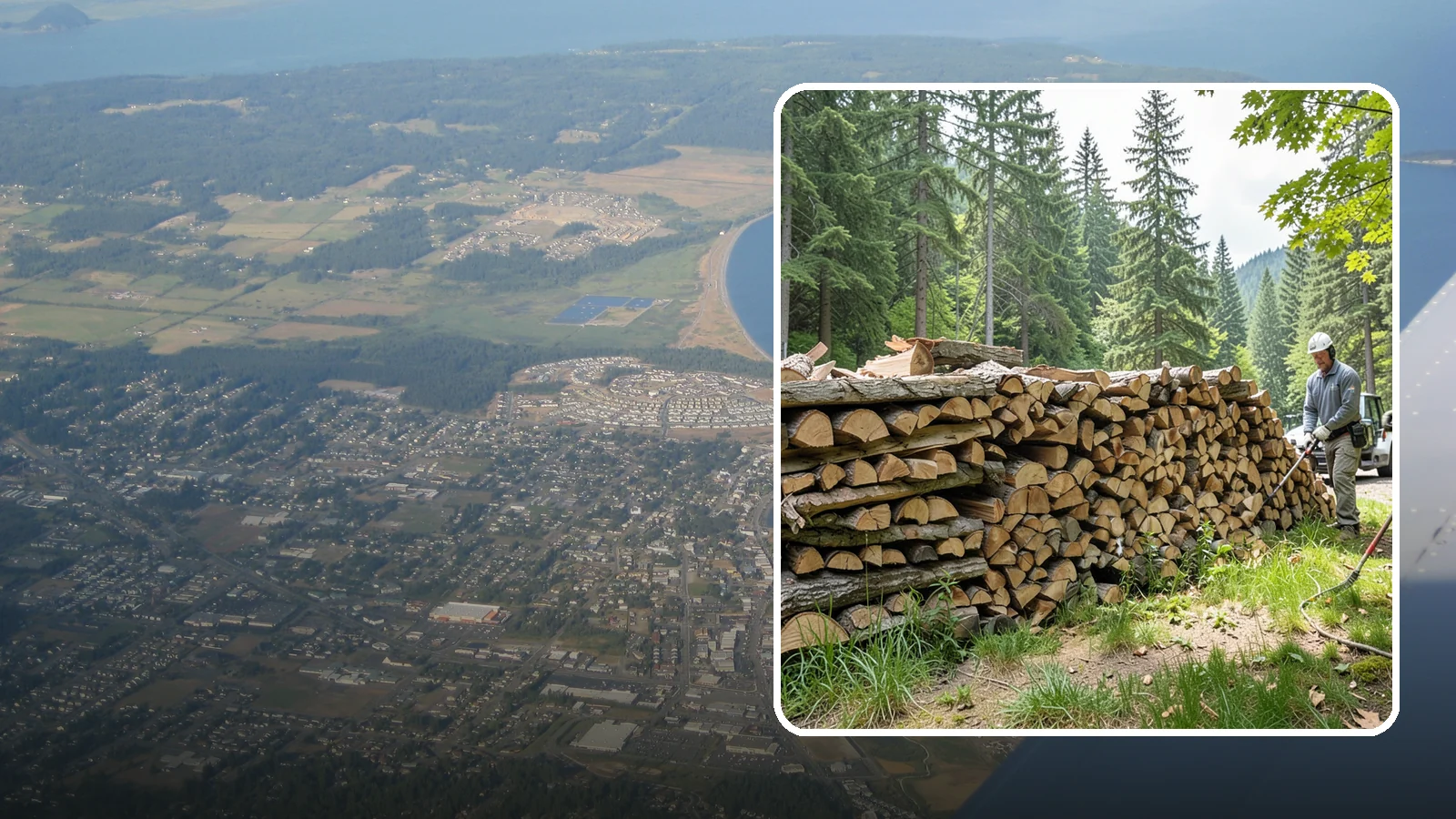 Mixed Softwood Firewood in Oak Harbor, Island County, WA - Our mixed softwood firewood lights quickly and throws fast heat, making it a practical, budget-friendly choice for Pacific...