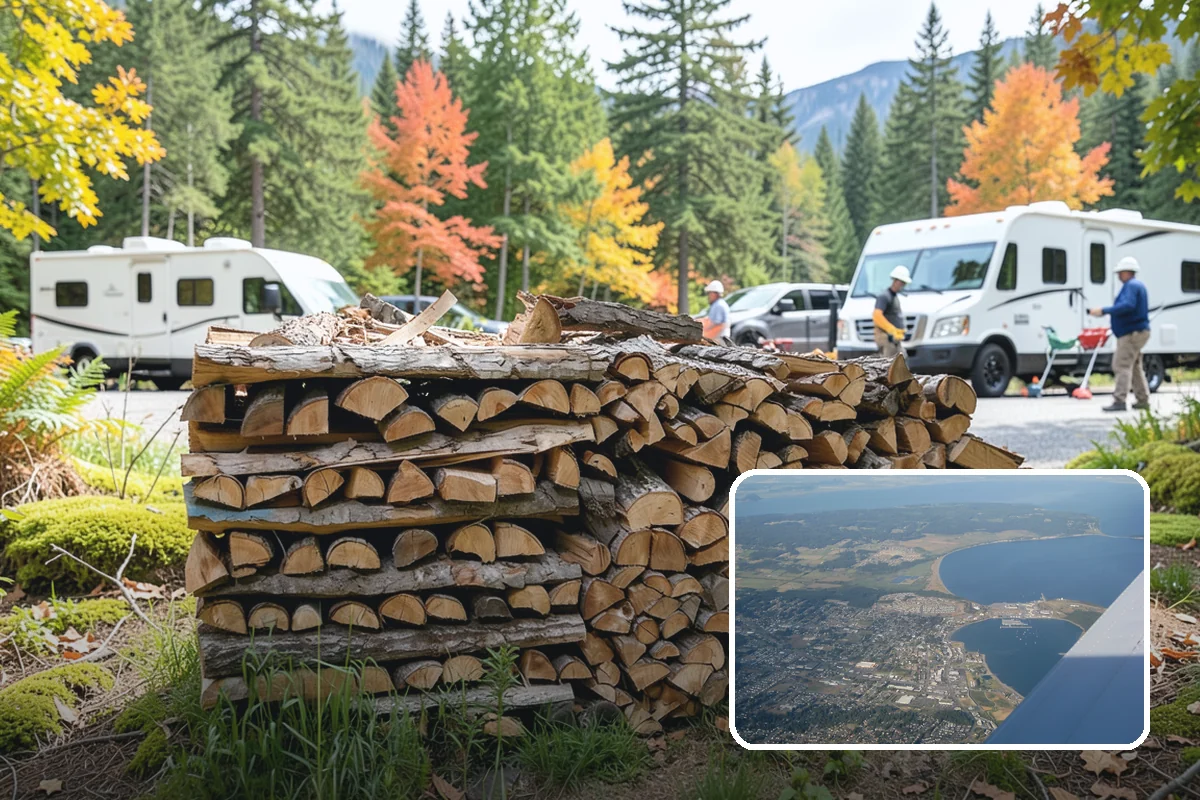 Mixed Softwood Firewood in Oak Harbor, Island County, WA - Lights fast and produces quick, bright heat