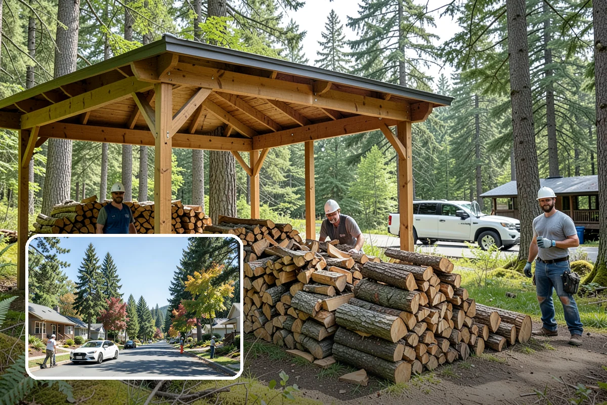 Mixed Softwood Firewood in Orting, Pierce County, WA - Lights fast and produces quick, bright heat