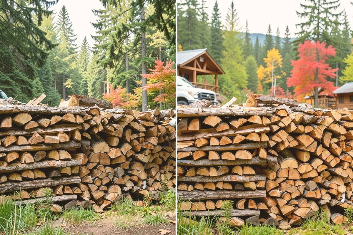 Mixed Softwood Firewood in Orting, Pierce County, WA - We gather a blend of fast-lighting softwood stock
