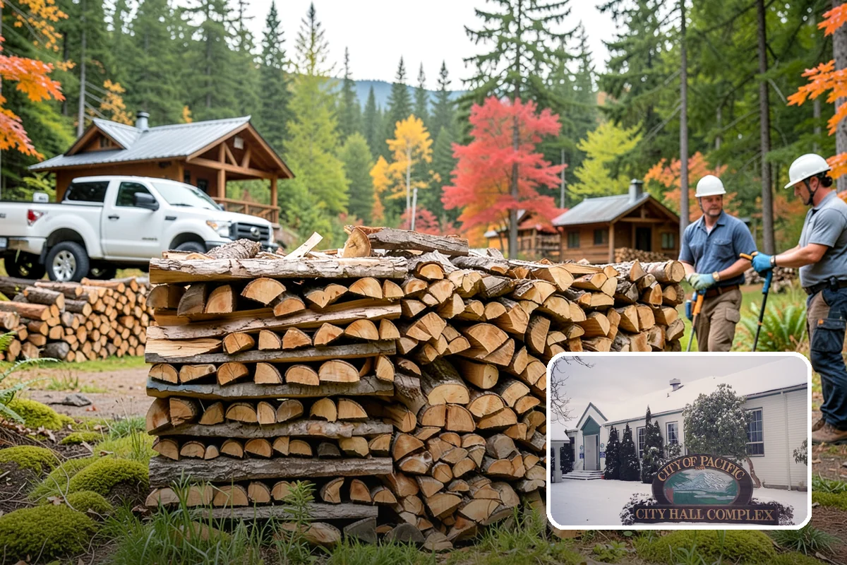 Mixed Softwood Firewood in Pacific, King County, WA - Lights fast and produces quick, bright heat