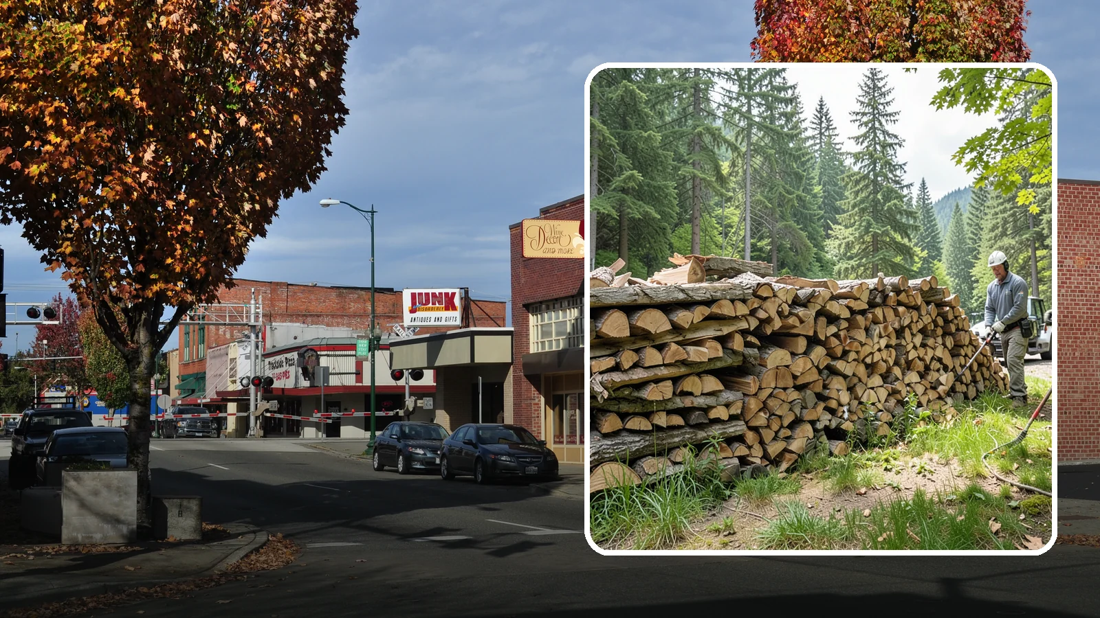 Mixed Softwood Firewood in Puyallup, Pierce County, WA - Our mixed softwood firewood lights quickly and throws fast heat, making it a practical, budget-friendly choice for Pacific...