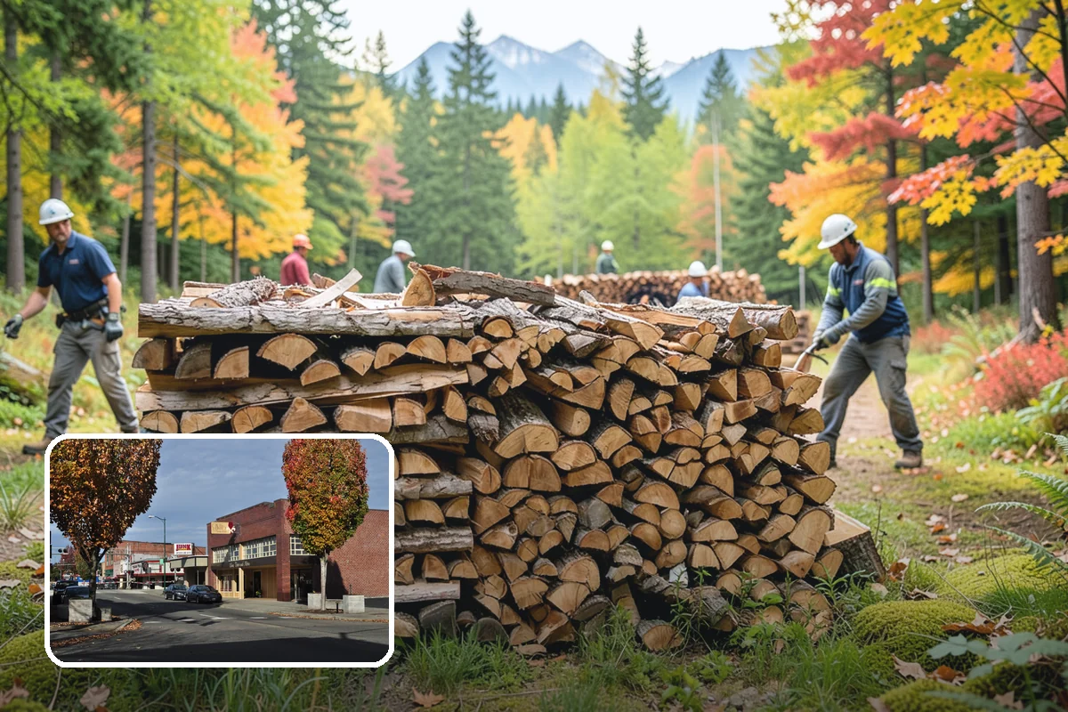 Mixed Softwood Firewood in Puyallup, Pierce County, WA - Lights fast and produces quick, bright heat