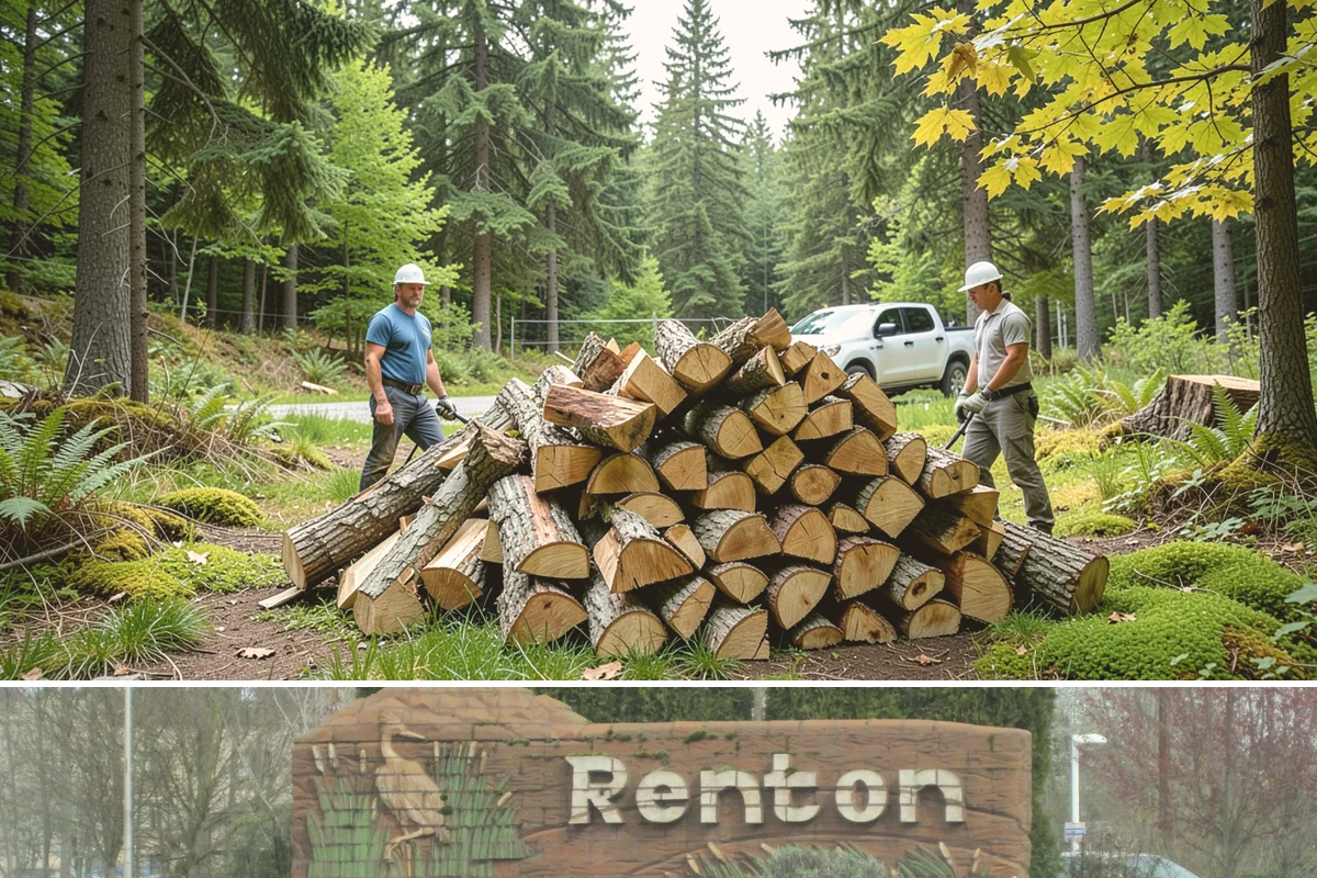 Mixed Softwood Firewood in Renton, King County, WA - Buy softwood in late summer or fall to have easy-lighting wood ready for autumn and shoulder-season fires.