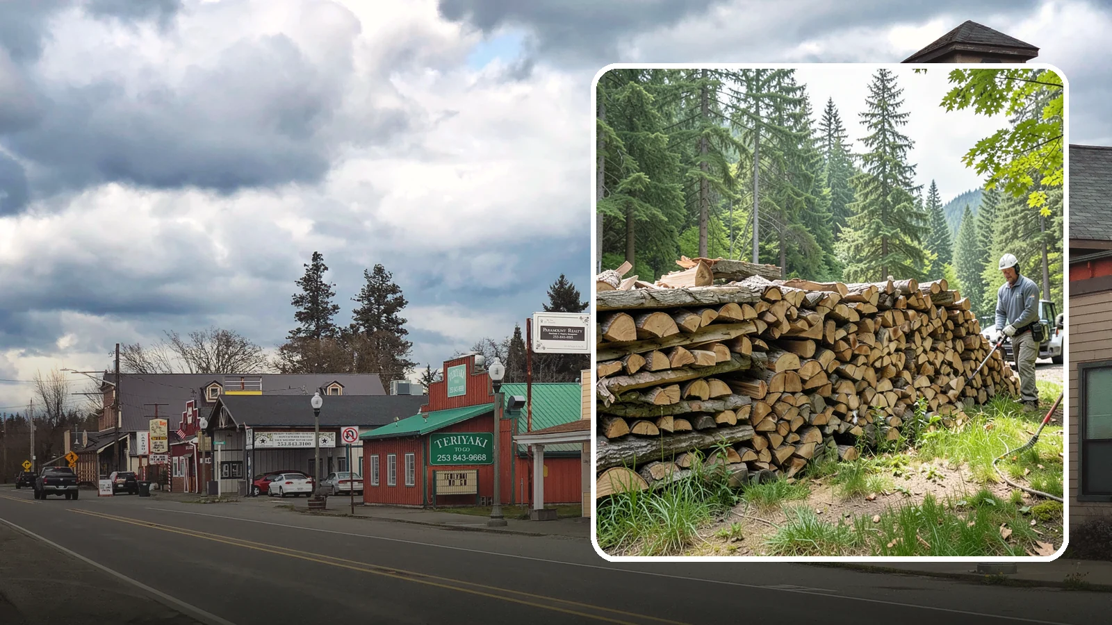 Mixed Softwood Firewood in Roy, Pierce County, WA - Our mixed softwood firewood lights quickly and throws fast heat, making it a practical, budget-friendly choice for Pacific...