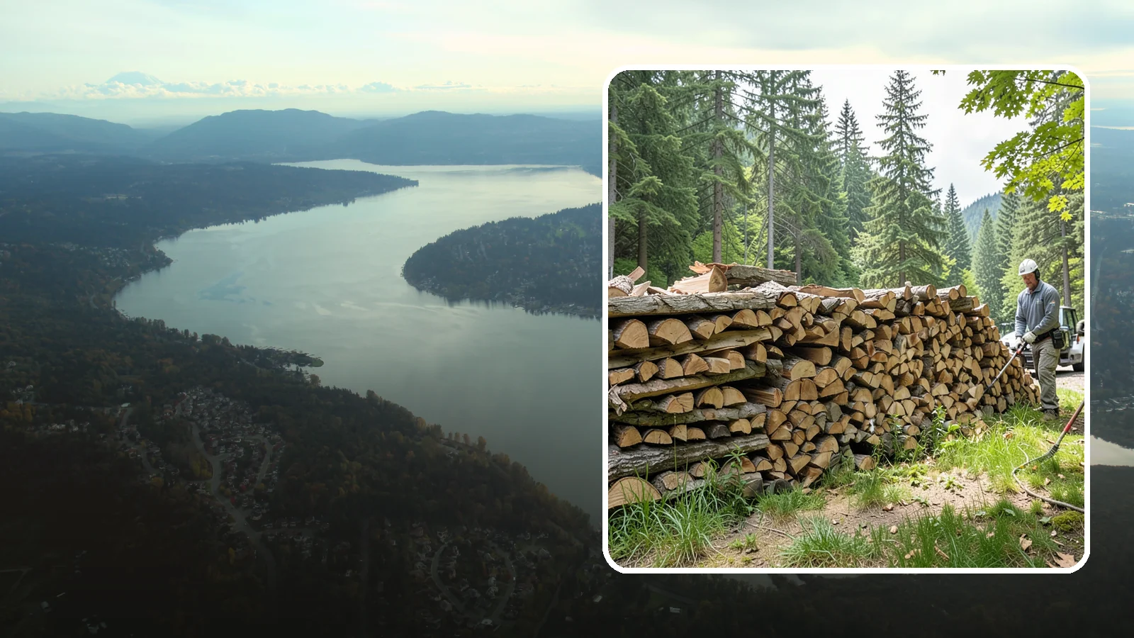 Mixed Softwood Firewood in Sammamish, King County, WA - Our mixed softwood firewood lights quickly and throws fast heat, making it a practical, budget-friendly choice for Pacific...