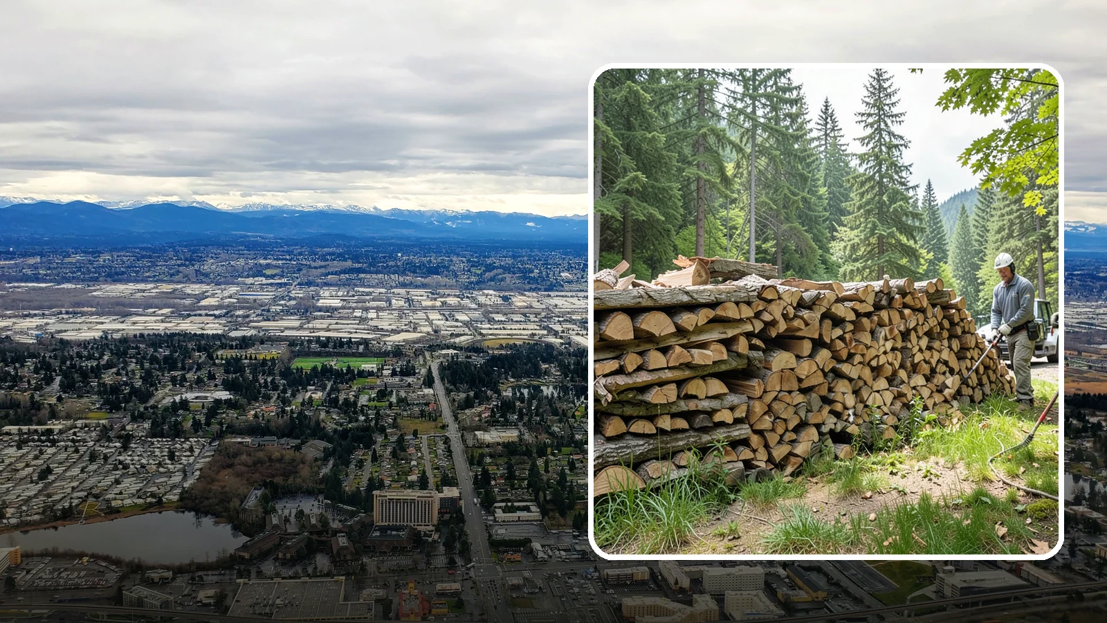 Mixed Softwood Firewood in SeaTac, WA - Our mixed softwood firewood lights quickly and throws fast heat, making it a practical, budget-friendly choice for Pacific...