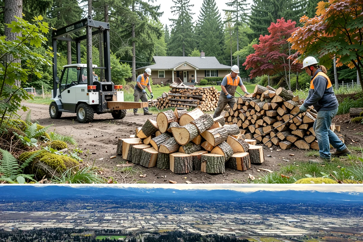 Mixed Softwood Firewood in SeaTac, WA - Buy softwood in late summer or fall to have easy-lighting wood ready for autumn and shoulder-season fires.