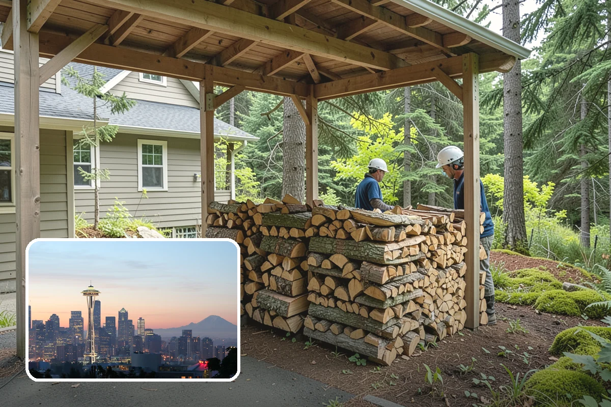 Mixed Softwood Firewood in Seattle, King County, WA - Lights fast and produces quick, bright heat