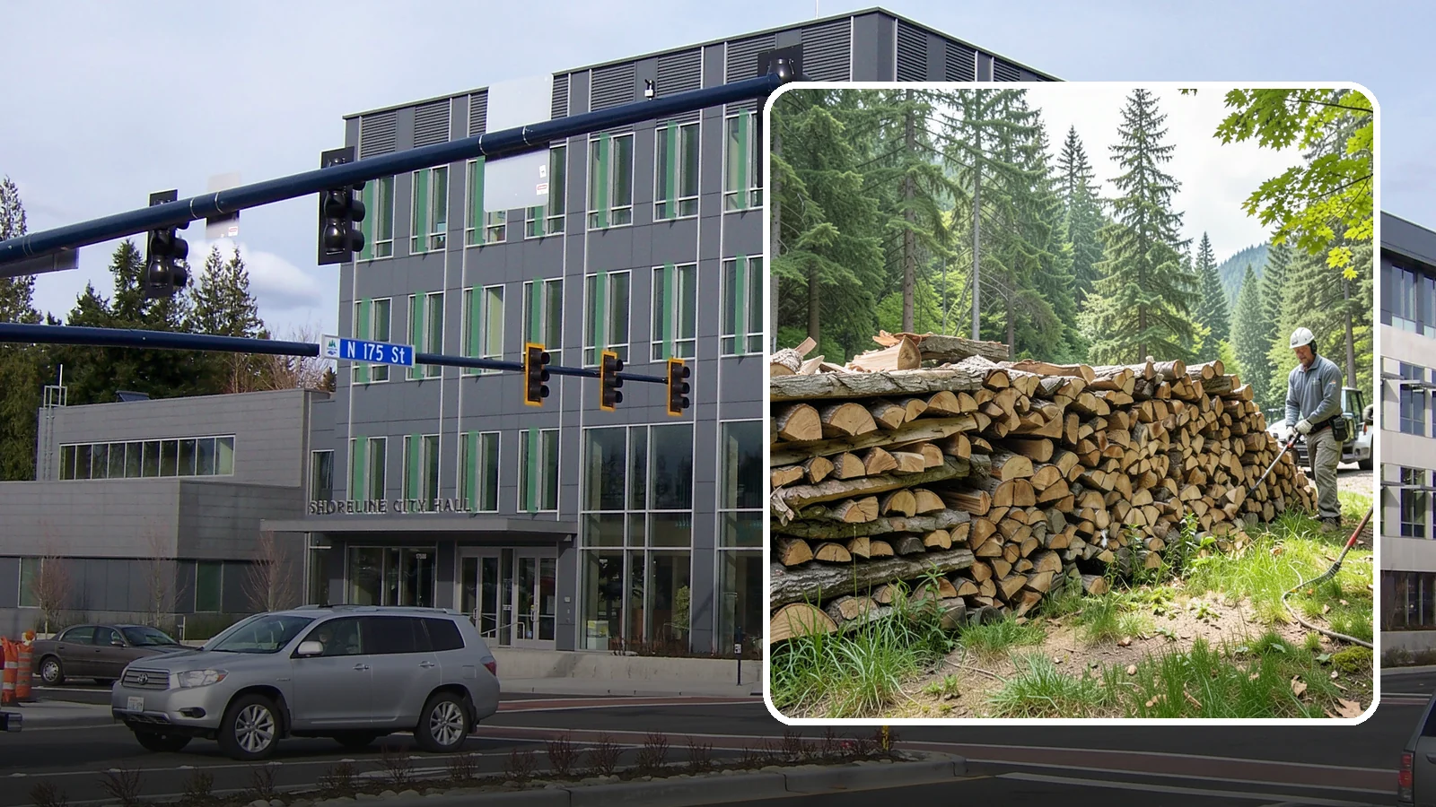 Mixed Softwood Firewood in Shoreline, King County, WA - Our mixed softwood firewood lights quickly and throws fast heat, making it a practical, budget-friendly choice for Pacific...