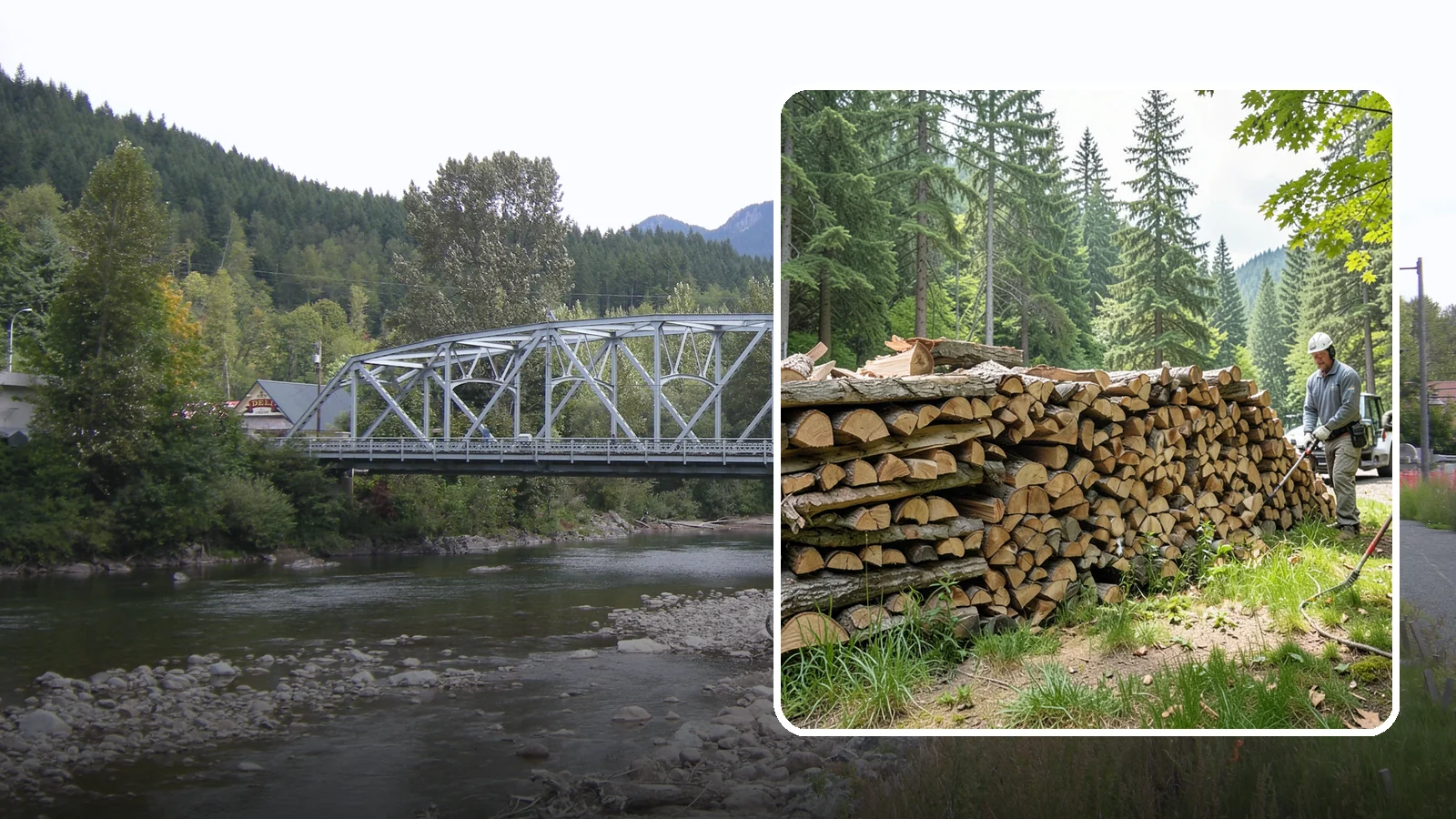 Mixed Softwood Firewood in Skykomish, King County, WA - Our mixed softwood firewood lights quickly and throws fast heat, making it a practical, budget-friendly choice for Pacific...