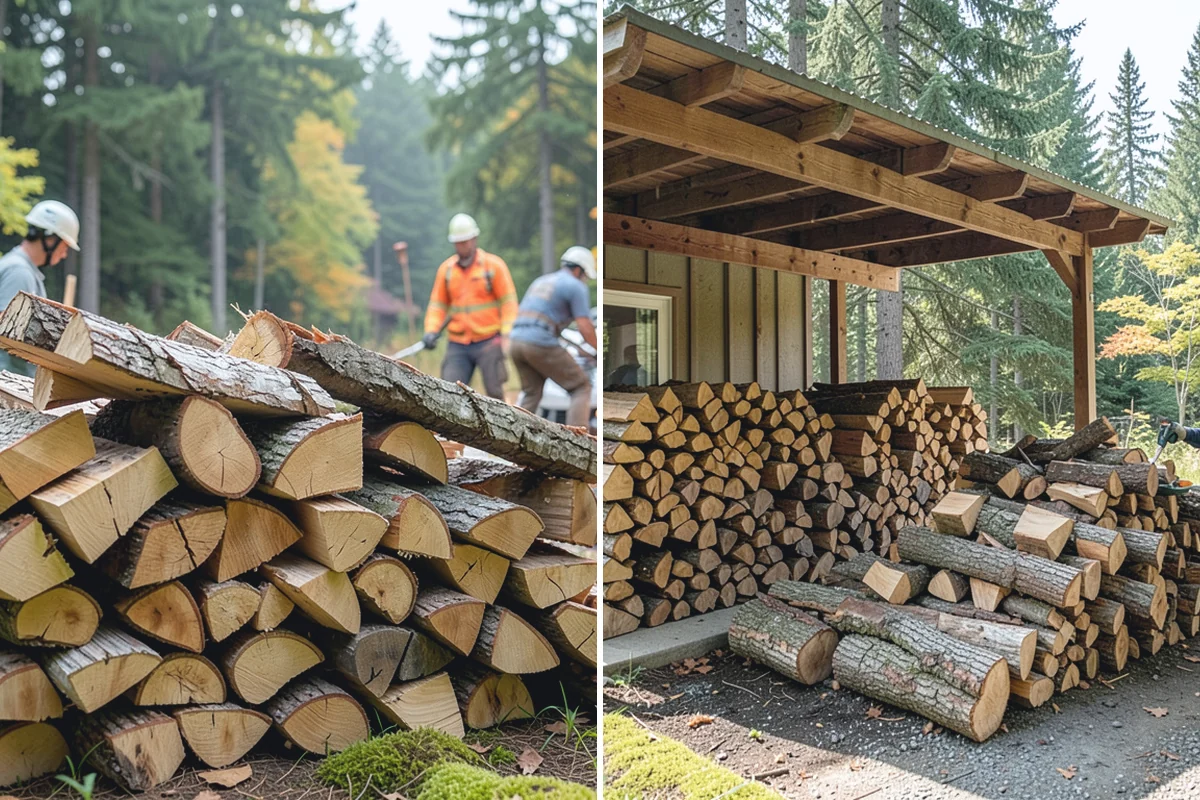 Mixed Softwood Firewood in Skykomish, King County, WA - We gather a blend of fast-lighting softwood stock