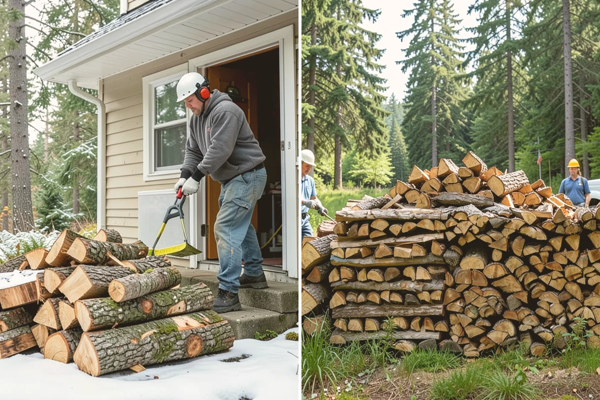 Mixed Softwood Firewood in Snohomish, Snohomish County, WA - We gather a blend of fast-lighting softwood stock