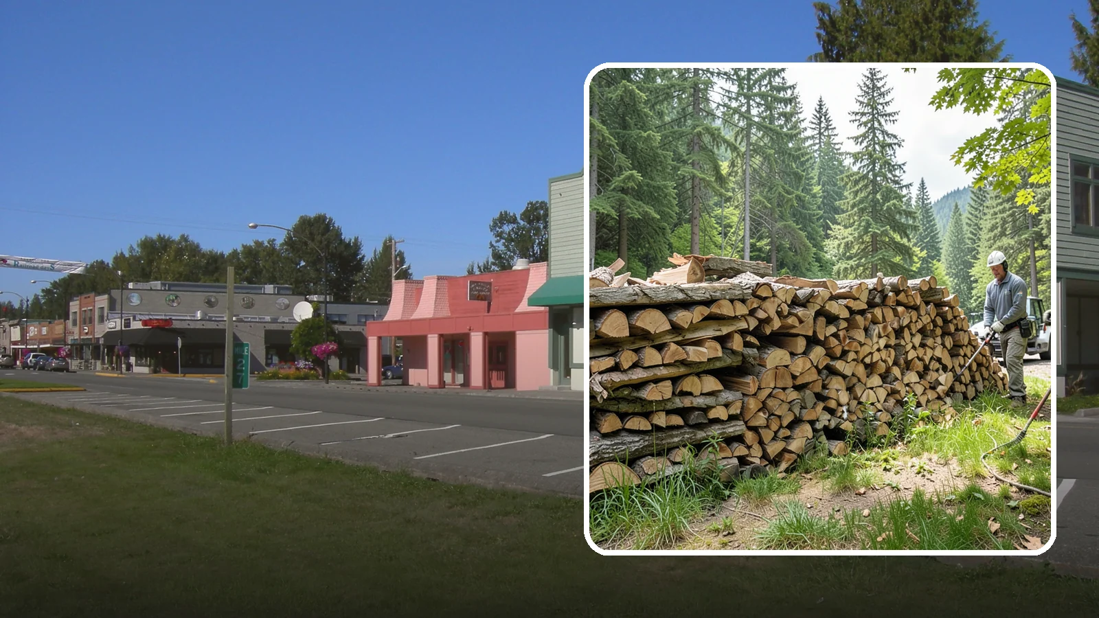 Mixed Softwood Firewood in Snoqualmie, King County, WA - Our mixed softwood firewood lights quickly and throws fast heat, making it a practical, budget-friendly choice for Pacific...