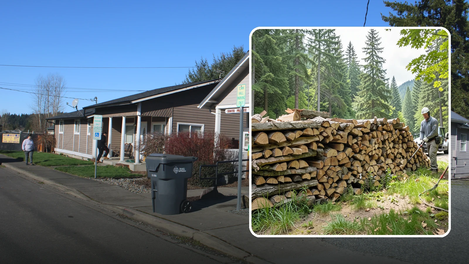 Mixed Softwood Firewood in South Prairie, Pierce County, WA - Our mixed softwood firewood lights quickly and throws fast heat, making it a practical, budget-friendly choice for Pacific...