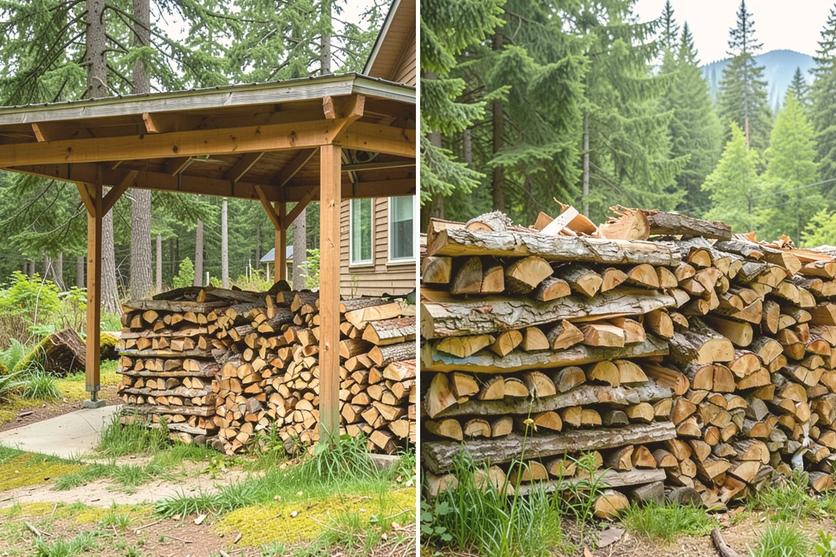 Mixed Softwood Firewood in Stanwood, Snohomish County, WA - We gather a blend of fast-lighting softwood stock