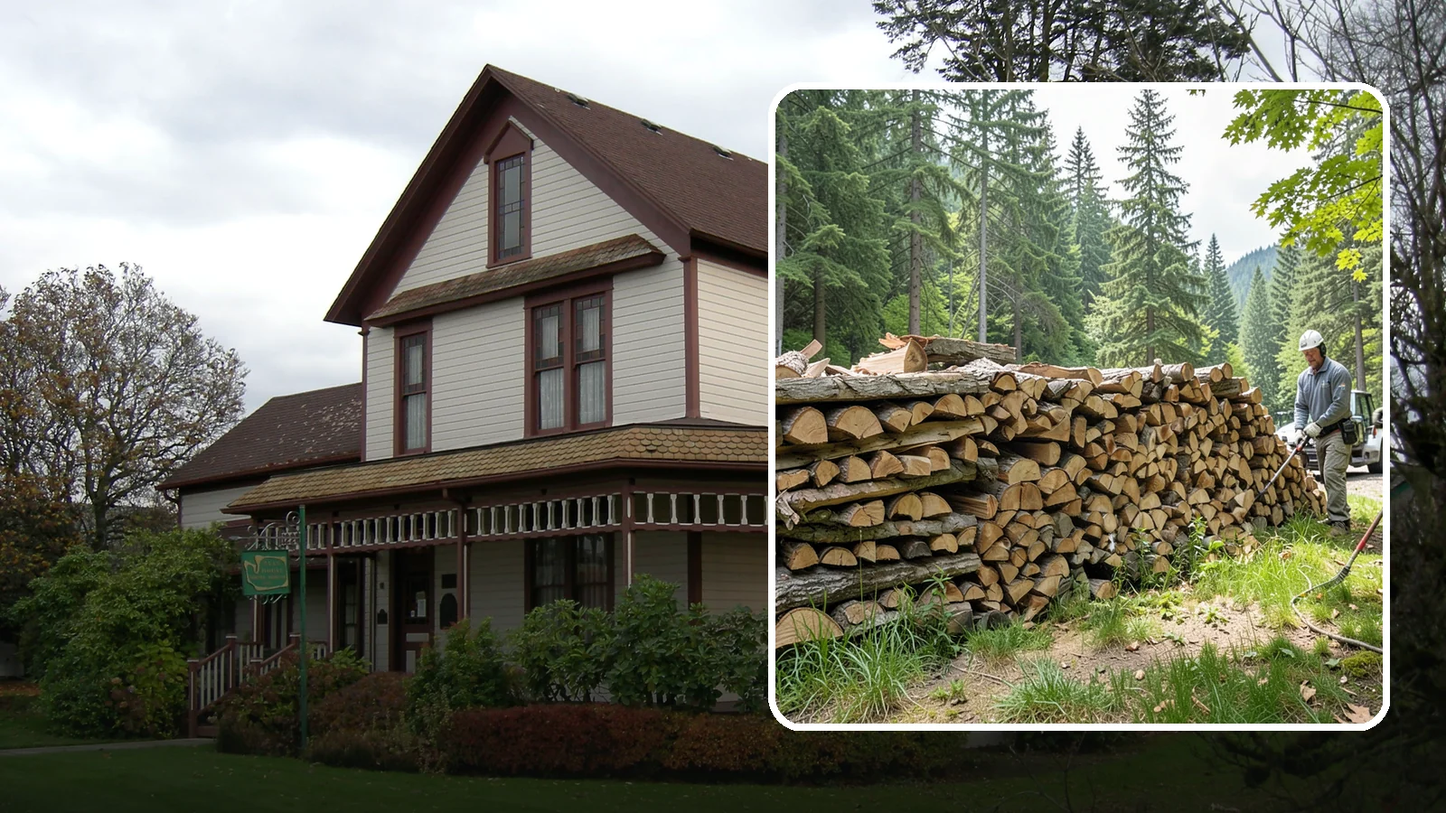 Mixed Softwood Firewood in Sumner, Pierce County, WA - Our mixed softwood firewood lights quickly and throws fast heat, making it a practical, budget-friendly choice for Pacific...