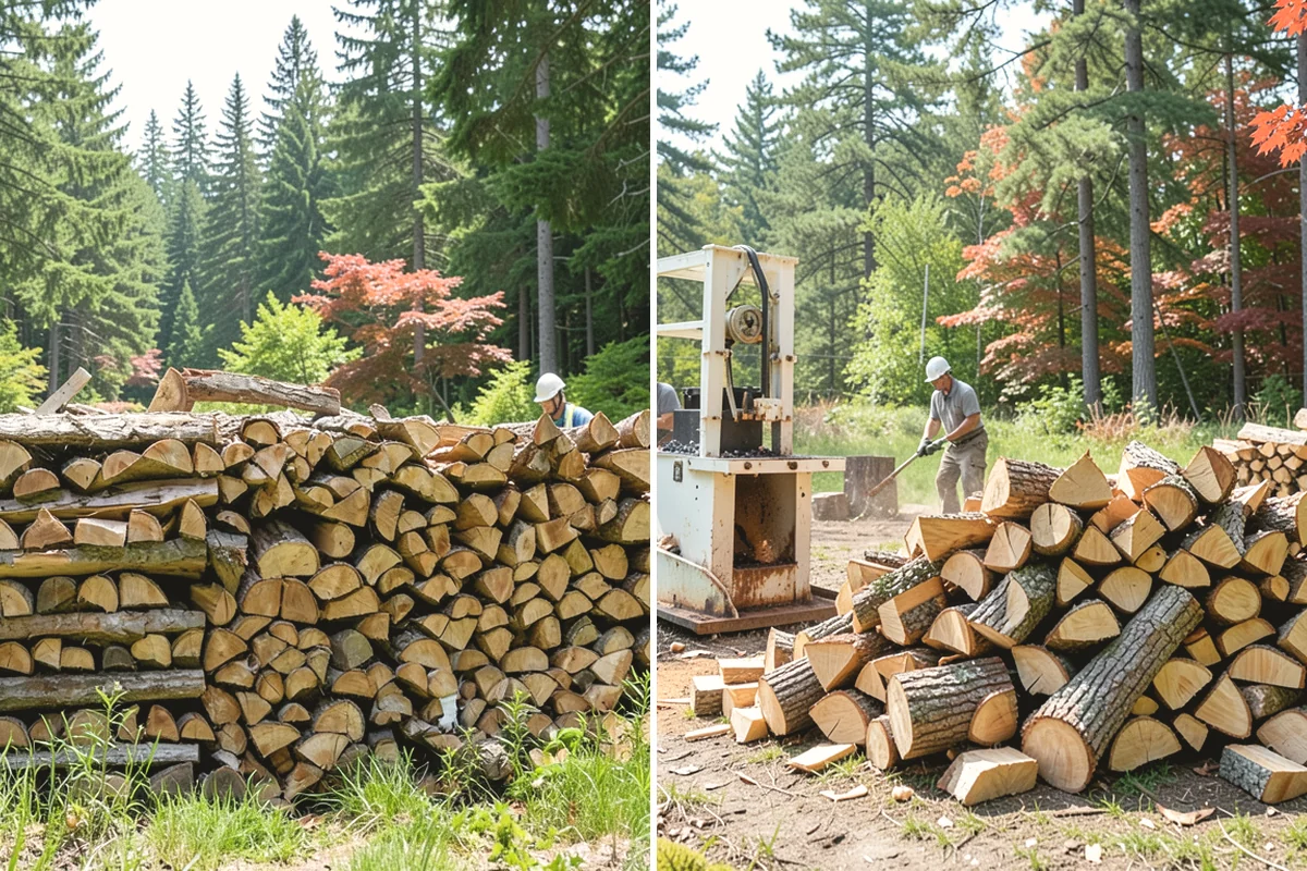 Mixed Softwood Firewood in Tacoma, Pierce County, WA - We gather a blend of fast-lighting softwood stock