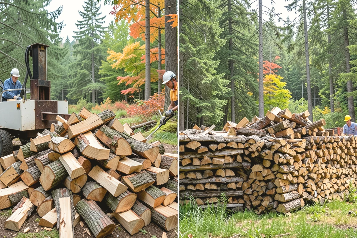 Mixed Softwood Firewood in Tukwila, King County, WA - We gather a blend of fast-lighting softwood stock