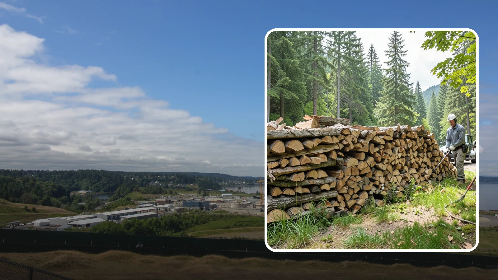 Mixed Softwood Firewood in University Place, Pierce County, WA - Our mixed softwood firewood lights quickly and throws fast heat, making it a practical, budget-friendly choice for Pacific...