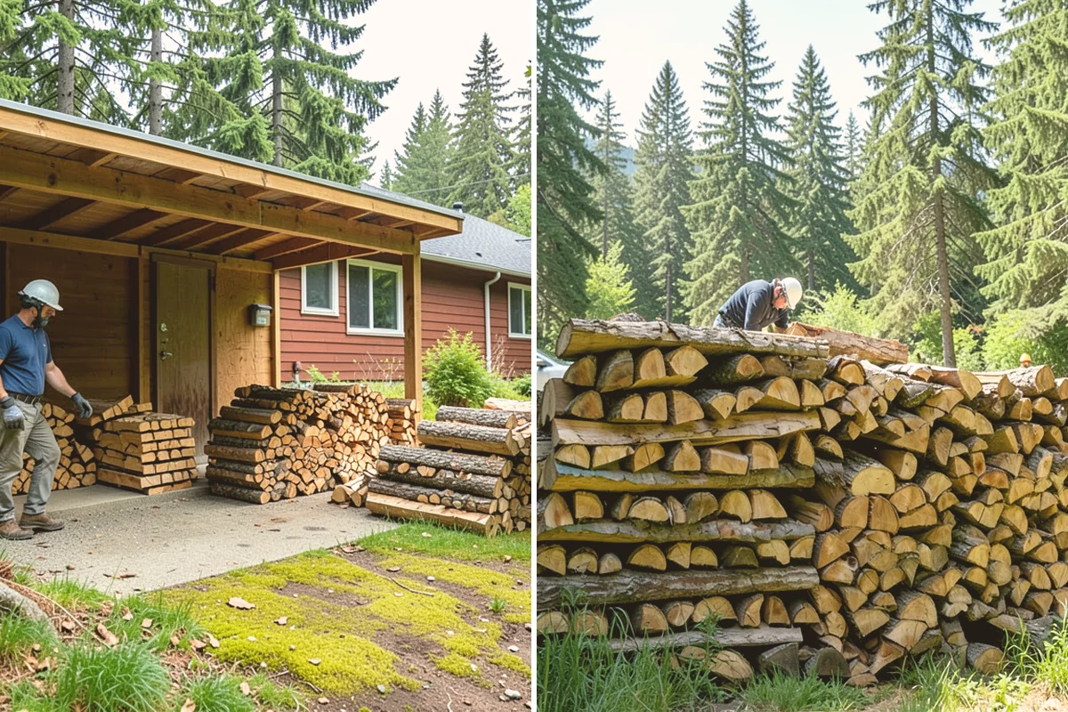 Moisture-Tested Firewood in Algona, King County, WA - Cured wood is pulled for testing