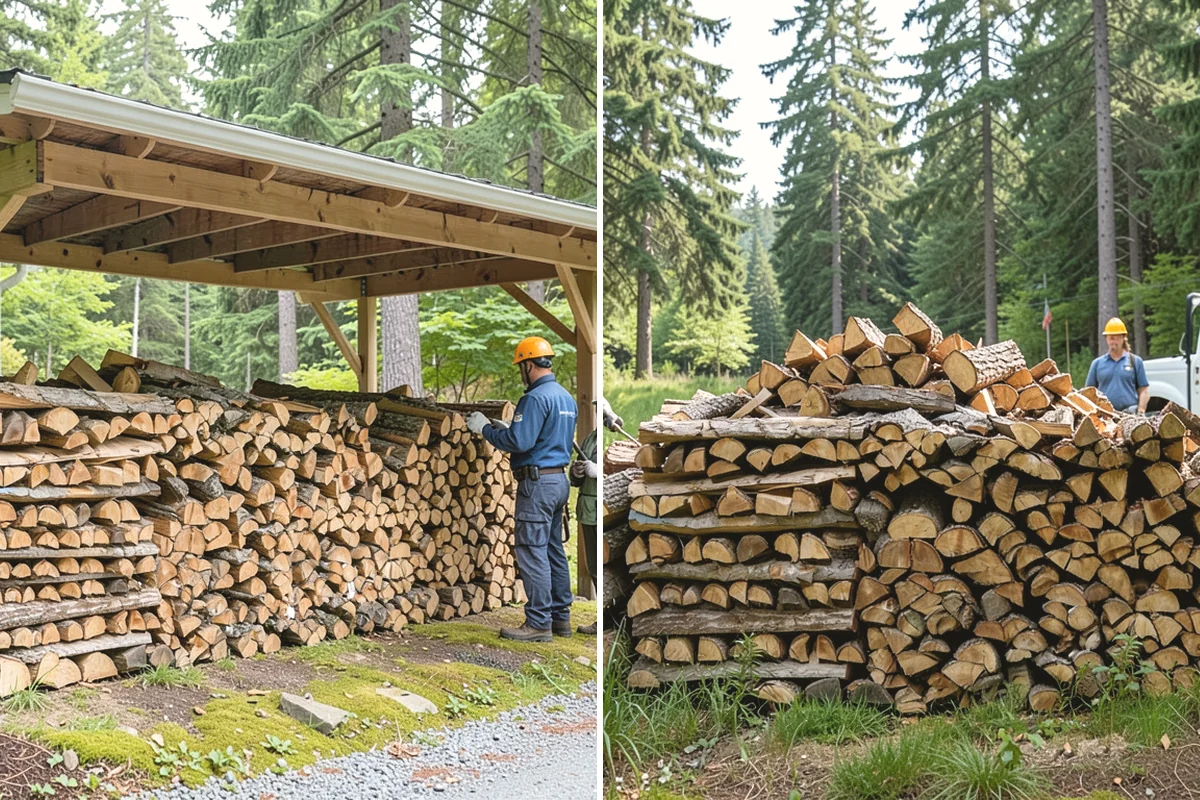 Moisture-Tested Firewood in Anacortes, Skagit County, WA - Cured wood is pulled for testing