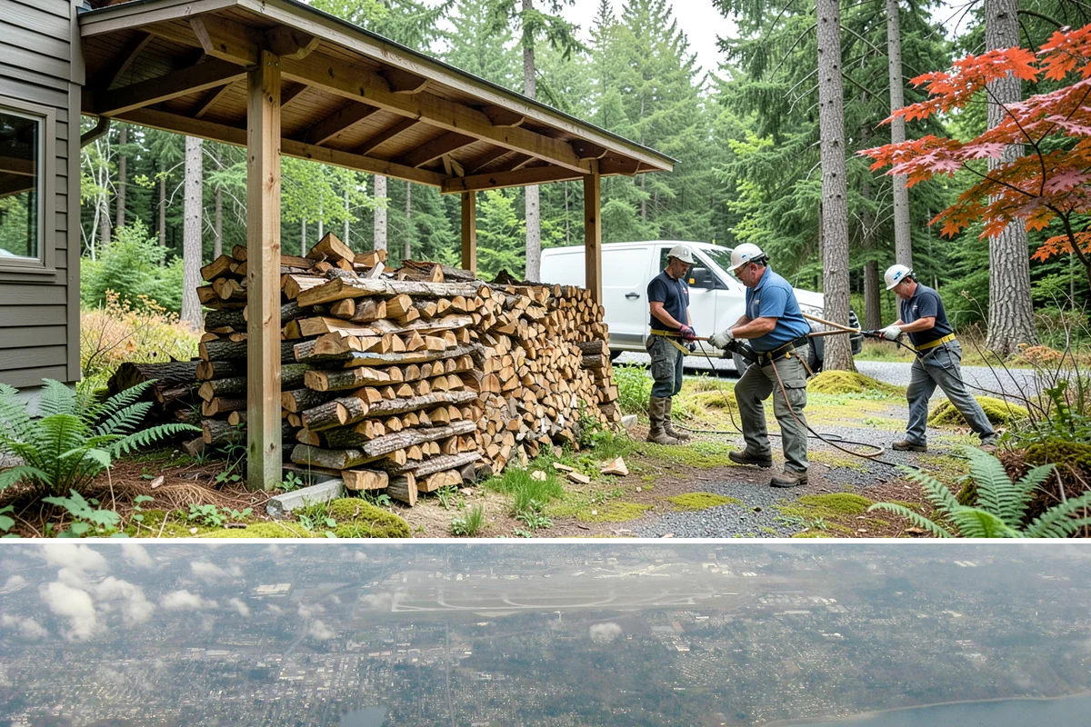 Moisture-Tested Firewood in Burien, King County, WA - Valuable any season, and especially reassuring during the damp fall and winter months.