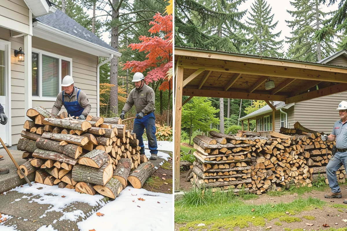 Moisture-Tested Firewood in Edmonds, Snohomish County, WA - Cured wood is pulled for testing