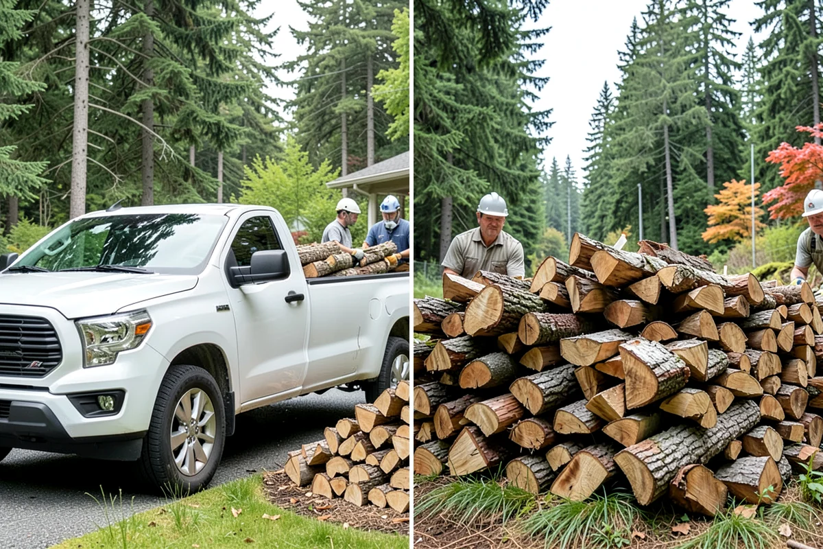 Moisture-Tested Firewood in Enumclaw, King County, WA - Cured wood is pulled for testing