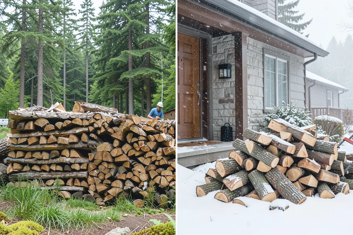 Moisture-Tested Firewood in Gold Bar, Snohomish County, WA - Cured wood is pulled for testing