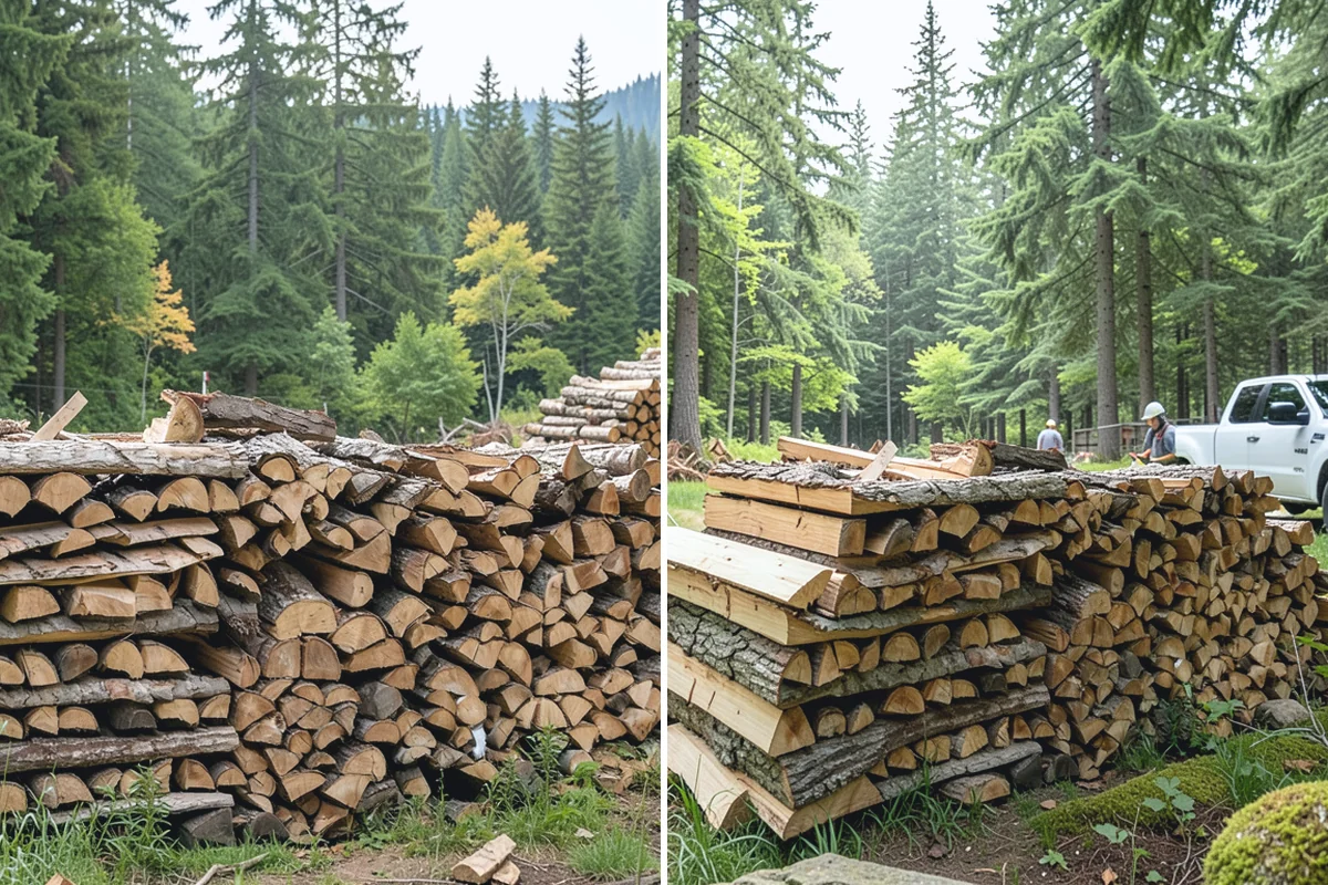 Moisture-Tested Firewood in Granite Falls, Snohomish County, WA - Cured wood is pulled for testing