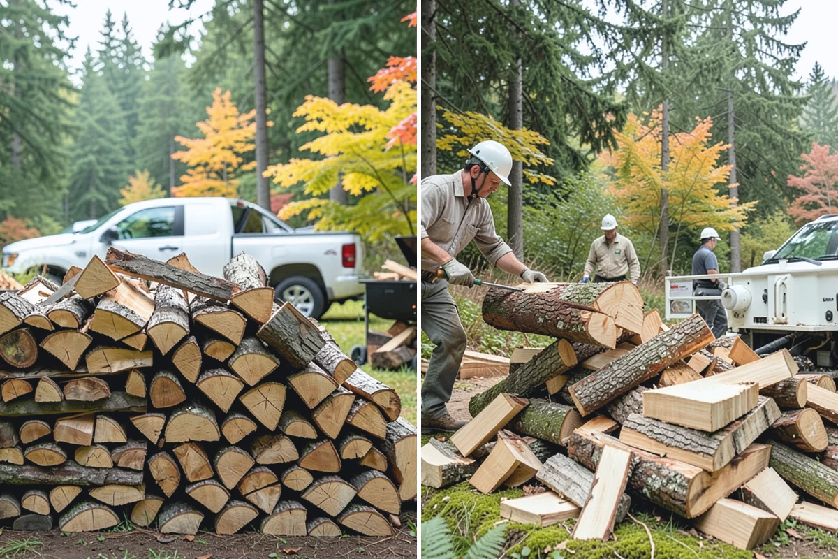 Moisture-Tested Firewood in Hamilton, Skagit County, WA - Cured wood is pulled for testing